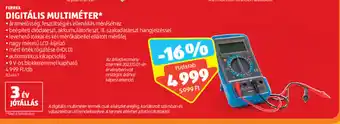 ALDI FERREX DIGITÁLIS MULTIMÉTER 1 db ajánlat