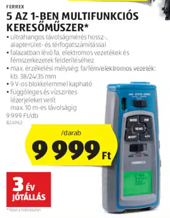 ALDI FERREX 5 AZ 1-BEN MULTIFUNKCIÓS KERESŐMŰSZER 1 db ajánlat