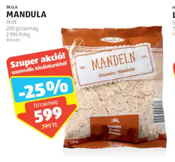 ALDI BELLA MANDULA 200 g ajánlat
