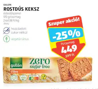 ALDI GULLON ROSTDÚS KEKSZ 170 g ajánlat