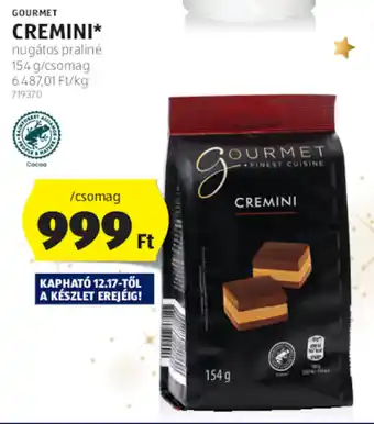 ALDI GOURMET CREMINI 154 g ajánlat