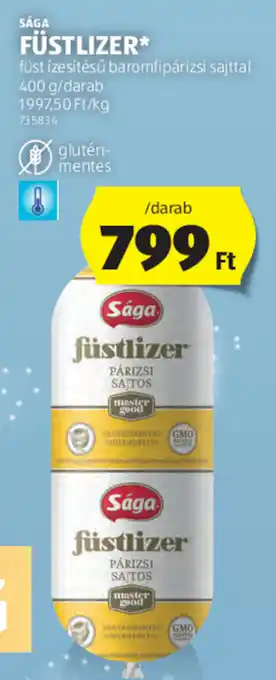 ALDI SÁGA FÜSTLIZER 400 g ajánlat