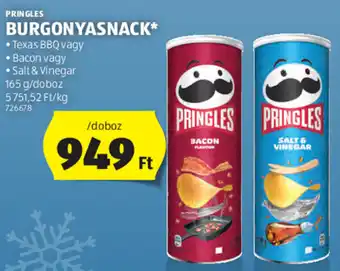 ALDI PRINGLES BURGONYASNACK 165g ajánlat