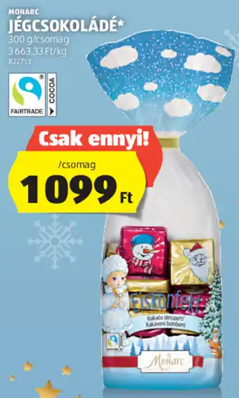 ALDI MONARC JÉGCSOKOLÁDÉ 300 g ajánlat