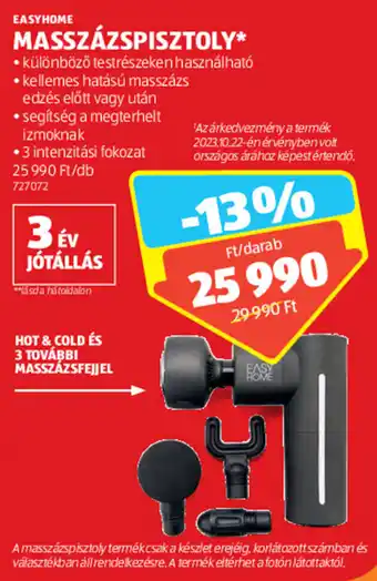 EASYHOME MASSZÁZSPISZTOLY