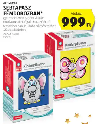 ALDI ACTIVE MED SEBTAPASZ FÉMDOBOZBAN ajánlat