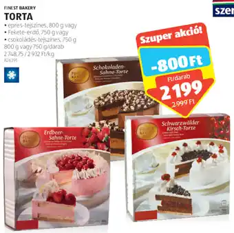 ALDI FINEST BAKERY TORTA 800g ajánlat