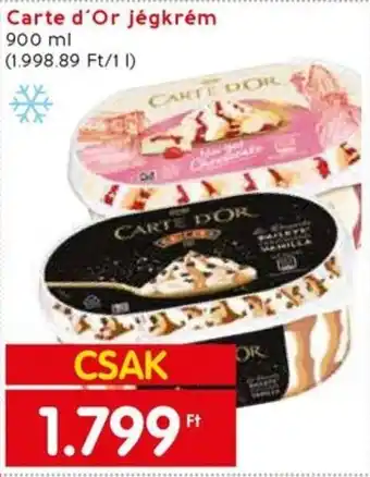 Spar Carte d'Or jégkrém 900 ml ajánlat