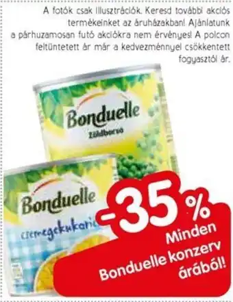 Spar Bonduelle konzerv ajánlat