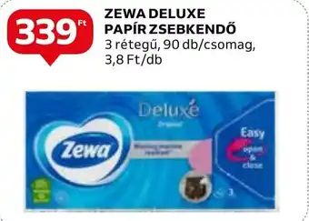 Auchan ZEWA DELUXE PAPÍR ZSEBKENDŐ ajánlat