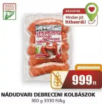 Príma NÁDUDVARI DEBRECENI KOLBÁSZOK 300g ajánlat