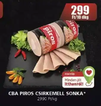 Príma CBA PIROS CSIRKEMELL SONKA 10dkg ajánlat