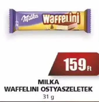 MILKA WAFFELINI OSTYASZELETEK 31g
