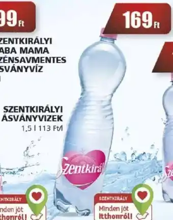 SZENTKIRÁLYI ÁSVÁNYVIZEK 1,5l