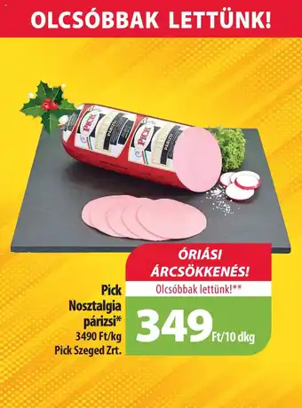 Coop Pick Nosztalgia párizsi 10dkg ajánlat