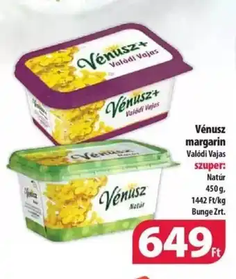 Coop Vénusz margarin 450g ajánlat
