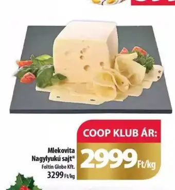 Mlekovita Nagylyukú sajt 1kg