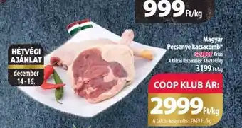 Coop Magyar Pecsenye kacsacomb 1kg ajánlat