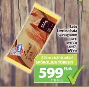 Ledo Leveles tészta 500g