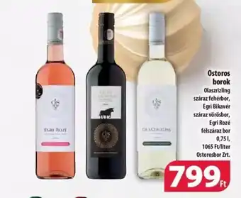 Coop Ostoros borok 0,75l ajánlat
