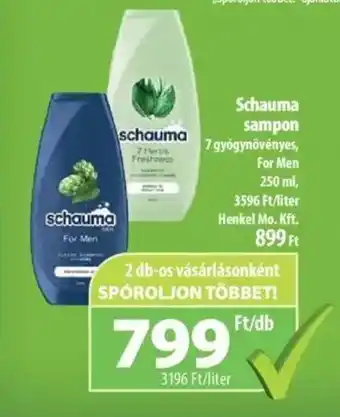 Coop Schauma sampon 250ml ajánlat