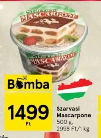 Tesco Szarvasi Mascarpone 500 g ajánlat