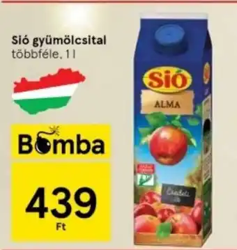 Tesco Sió gyümölcsital 1 l ajánlat