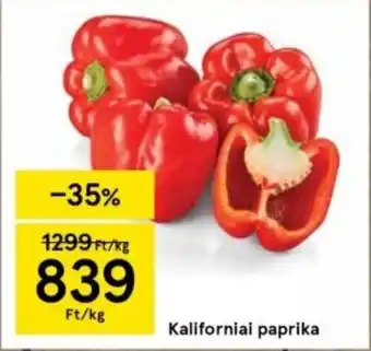 Tesco Kaliforniai paprika 1 kg ajánlat