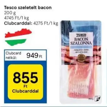 Tesco Tesco szeletelt bacon 200 g ajánlat