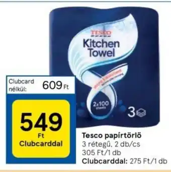 Tesco Tesco papírtörlő 2 db ajánlat