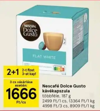 Tesco Nescafé Dolce Gusto káve apszula 187 g ajánlat