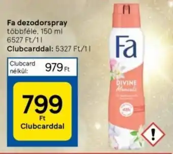 Tesco Fa dezodorspray 150 ml ajánlat