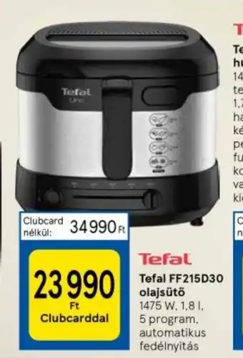 Tesco Tefal FF215D30 olajsütő 1 db ajánlat