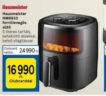 Tesco Hausmeister HM6933 forrólevegős sütő 1 db ajánlat