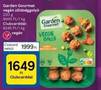 Tesco Garden Gourmet vegán zöldséggolyó 200 g ajánlat