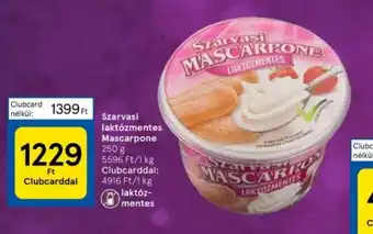 Szarvasi laktózmentes Mascarpone 250 g