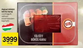 Tesco Hajnal töltött börös karaj 1 kg ajánlat