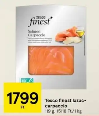 Tesco Tesco finest lazac-carpaccio 119 g ajánlat