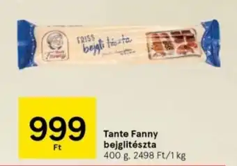 Tesco Tante Fanny bejglitészta 400 g ajánlat