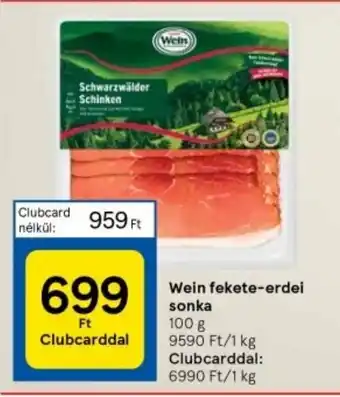 Tesco Wein fekete-erdei sonka 100 g ajánlat