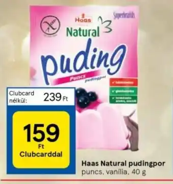Haas Natural pudingpor 40 g