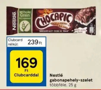 Tesco Nestlé gabonapehely-szelet 25 g ajánlat