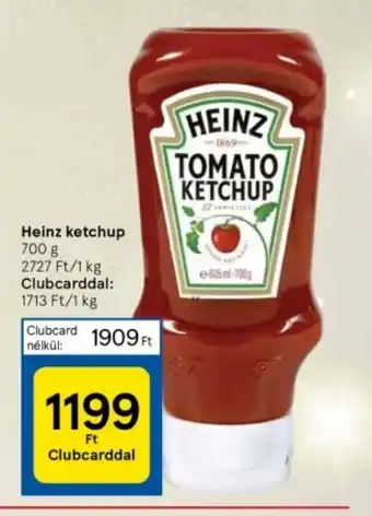 Tesco Heinz ketchup 700 g ajánlat