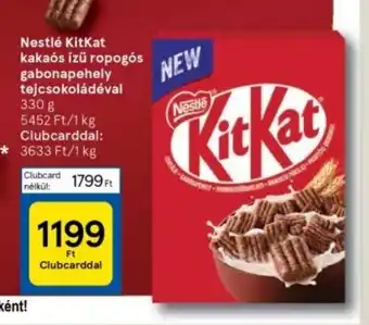 Tesco Nestlé KitKat kakaós ropogós gabonapehely 330 g ajánlat