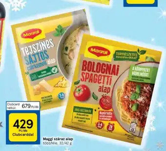 Tesco Maggi száraz alap 32 / 42 g ajánlat