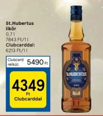 Tesco St.Hubertus likör 0,7 l ajánlat