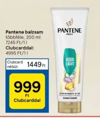 Tesco Pantene balzsam 200 ml ajánlat