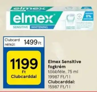 Tesco Elmex Sensitive fogkrém 75 ml ajánlat