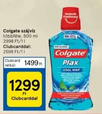 Tesco Colgate szájvíz 500 ml ajánlat