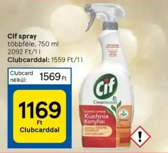 Tesco Cif spray 750ml ajánlat